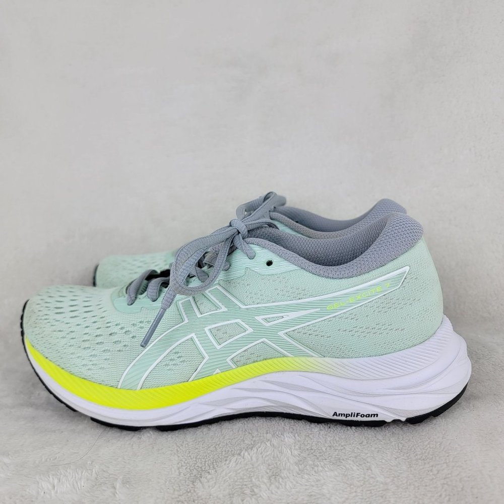 Asics Womens Gel -Excite 7 Mint Tint White Mesh Lace Up Low Top Sneakers Size 5 - Picture 5 of 10